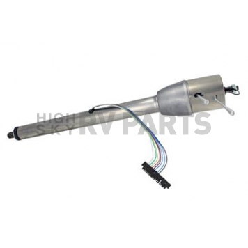 Flaming River Steering Column Bell Style 35 Inch Silver Stainless Steel - FR20007B