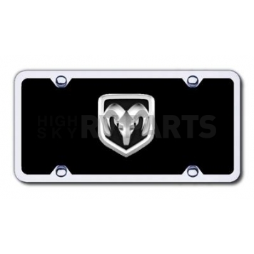 Automotive Gold License Plate - Ram Acrylic - PRAMOEMCBK