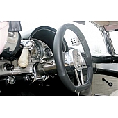 Flaming River Steering Column - 33 Inch Silver Stainless Steel - FR20009SS