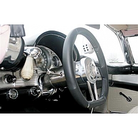 Flaming River Steering Column - 33 Inch Silver Stainless Steel - FR20009SS