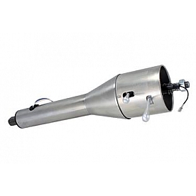Flaming River Steering Column Bell Style 35 Inch Silver Stainless Steel - FR2000MC