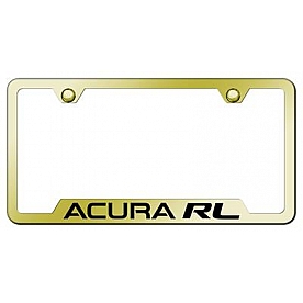 Automotive Gold License Plate Frame - Gold Stainless Steel - GFARLEG