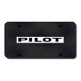 Automotive Gold License Plate - Pilot Stainless Steel - PILNCB