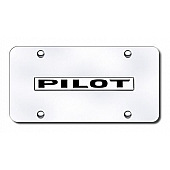 Automotive Gold License Plate - Pilot Stainless Steel - PILNGC