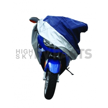 Pilot Automotive Motorcycle Cover - Blue/ Silver Motorcycle Small - CC6331-1