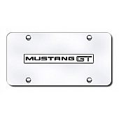 Automotive Gold License Plate - Mustang GT Stainless Steel - MGTNCC