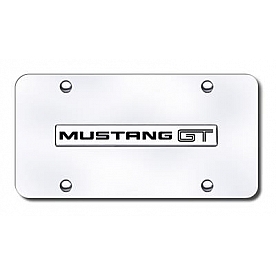 Automotive Gold License Plate - Mustang GT Stainless Steel - MGTNCC