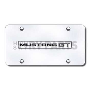 Automotive Gold License Plate - Mustang GT Stainless Steel - MGTNCC