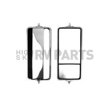 Velvac Exterior Mirror Manual Rectangular Silver - 705334
