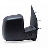 K-Source Exterior Mirror Manual OEM Black Single - 61195F