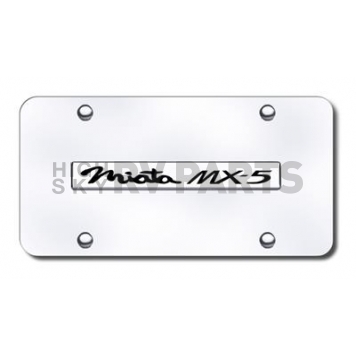 Automotive Gold License Plate - Miata MX5 Stainless Steel - MIANCC