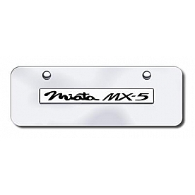 Automotive Gold License Plate - Miata MX5 Stainless Steel - MIANCCM