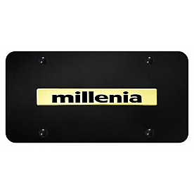 Automotive Gold License Plate - Millenia Stainless Steel - MILNGB