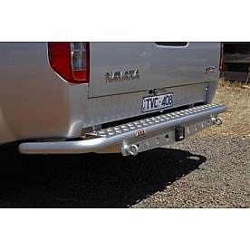 ARB Bumper Steel Powder Coated Black Step Tow Bar 1-Piece - 3638040