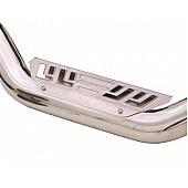 Lund International Nerf Bar Pad - Stainless Steel Single - 92651