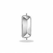 Velvac Exterior Mirror Manual Rectangular White - 708020