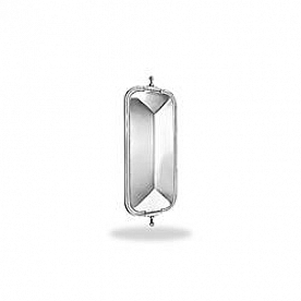 Velvac Exterior Mirror Manual Rectangular White - 708020
