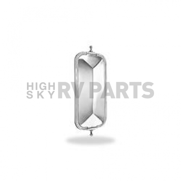 Velvac Exterior Mirror Manual Rectangular White - 708020