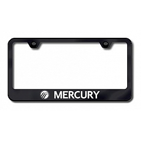 Automotive Gold License Plate Frame - Black Stainless Steel - LFMRYEB