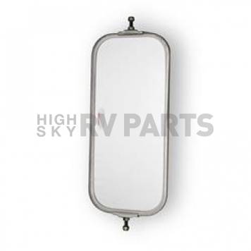 Velvac Exterior Mirror Manual Rectangular Silver - 708022
