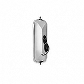 Velvac Exterior Mirror Manual Rectangular Silver - 708046