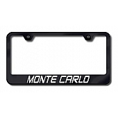 Automotive Gold License Plate Frame - Black Stainless Steel - LFMTCEB
