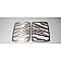 American Car Craft Tail Light Cover - Stainless Steel Silver Set Of 2 - 142094