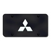 Automotive Gold License Plate - Mitsubishi Logo Stainless Steel - MITGB