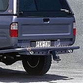 ARB Bumper Steel Powder Coated Black Step Tow Bar 1-Piece - 3614030