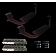 Warrior Products Nerf Bar Step Plate Black With Silver Pads Aluminum Set Of 2 - 55008