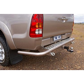 ARB Bumper Steel Powder Coated Black Step Tow Bar 1-Piece - 3614100