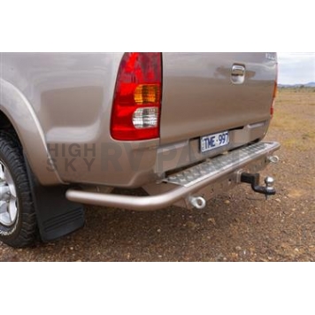 ARB Bumper Steel Powder Coated Black Step Tow Bar 1-Piece - 3614100