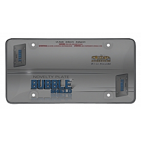 Cruiser License Plate Cover - Acrylic Smoke - 72200