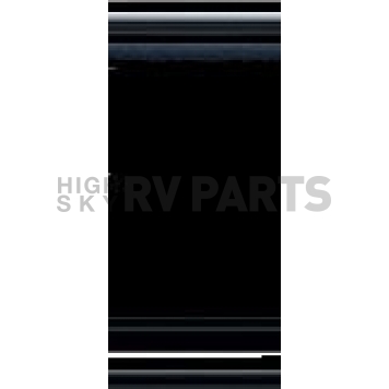 Cowles Products Side Molding - Black And Silver PVC Plastic Chrome Plated - 33172-1