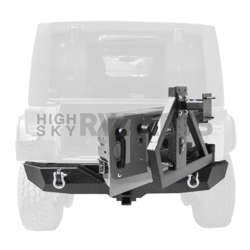 DV8 Offroad Bumper Modular Design Powder Coated Black Steel - RBSTTB02-1