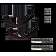 Warrior Products Nerf Bar Step Plate Black With Silver Pads Aluminum Set Of 2 - 55013