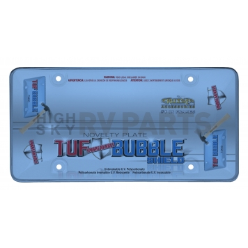 Cruiser License Plate Cover - Polycarbonate Blue - 73400