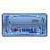Cruiser License Plate Cover - Polycarbonate Blue - 73400