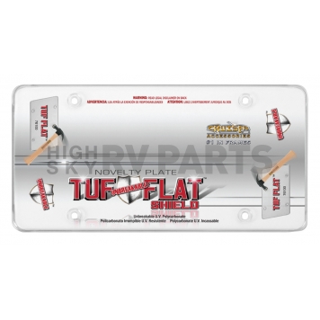 Cruiser License Plate Cover - Polycarbonate Clear - 76100