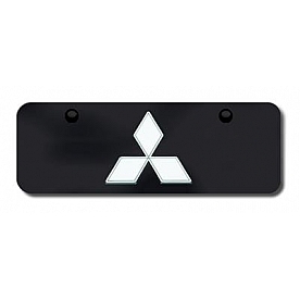 Automotive Gold License Plate - Mitsubishi Logo Stainless Steel - MITPCM