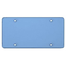 Cruiser License Plate Cover - Polycarbonate Blue - 76400