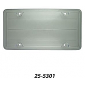 Superior Automotive License Plate Cover - Acrylic Clear - 255301