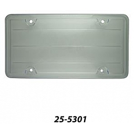 Superior Automotive License Plate Cover - Acrylic Clear - 255301