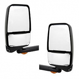 Velvac Exterior Mirror 1 Remote And 1 Manual Rectangular White - 719415