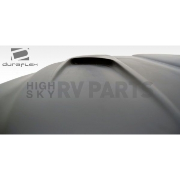 Extreme Dimensions Hood - Primered Fiberglass Black - 104771-3