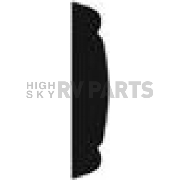 Cowles Products Side Molding - Black With Silver Trim PVC Plastic Matte With Chrome Plated Trim - 2513501-1