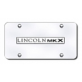 Automotive Gold License Plate - MKX Stainless Steel - MKXNCC