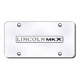 Automotive Gold License Plate - MKX Stainless Steel - MKXNCC
