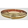 Cowles Products Side Molding - Buckskin With Silver Trim PVC Plastic Matte With Chrome Plated Trim - 2513508