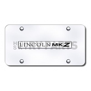 Automotive Gold License Plate - MKZ Stainless Steel - MKZNCC